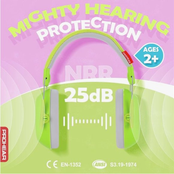 Kids Noise Reduction Earmuffs - Ear Protection / Noise Cancelling Headphones - Picture 3 of 11